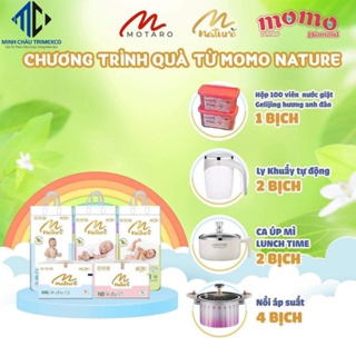 New Bỉm Quần Dán Momo NATURAL Hữu Cơ Cao Cấp S64 dán M62 dán M60 quần L54