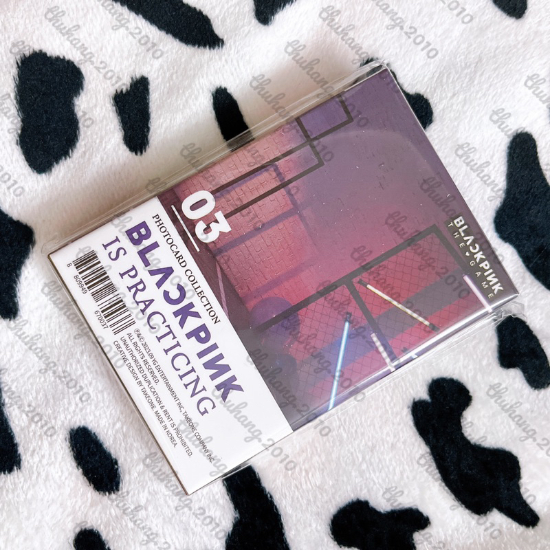 Ảnh BLACKPINK THE GAME PHOTO CARD COLLECTION No.1~3