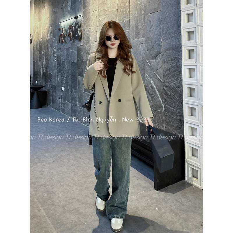 Áo khoác blazer 2 khuy hàng Boiling QC 390