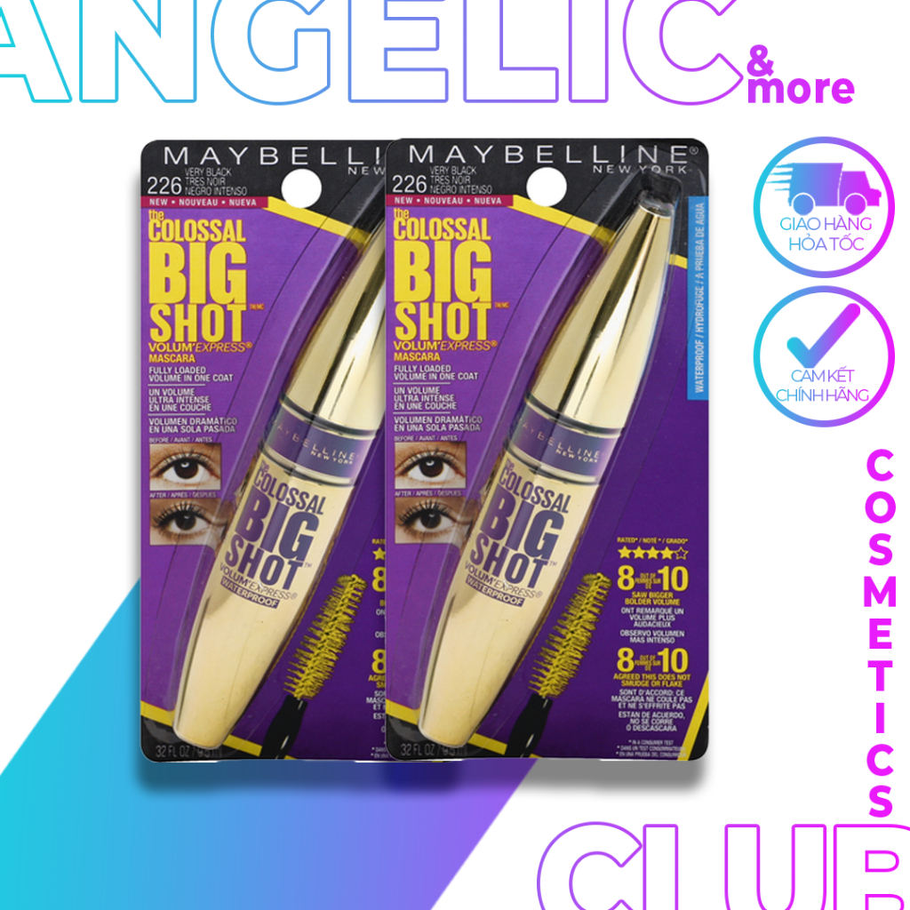 MASCARA MAYBELLINE THE COLOSSAL BIGSHOT VOLUM' EXPRESS LÀM DÀY MI WATERPROOF