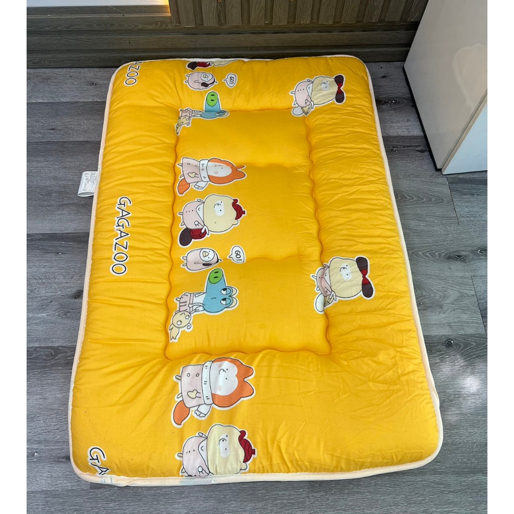 Nệm cho bé đi học, nệm em bé, nệm học sinh, Đệm em bé chất vải cotton dày 5cm họa tiết đẹp