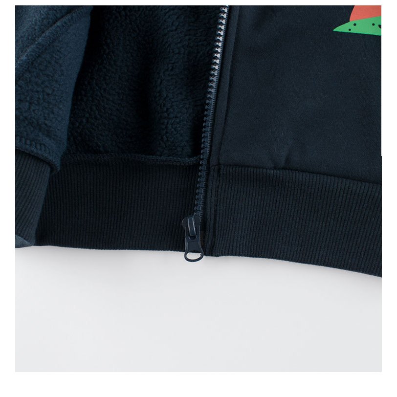 Áo khoác cho bé có mũ lót lông hàng Quảng Châu shop Sukun Áo khoác lót lông cho bé trai Kunkids