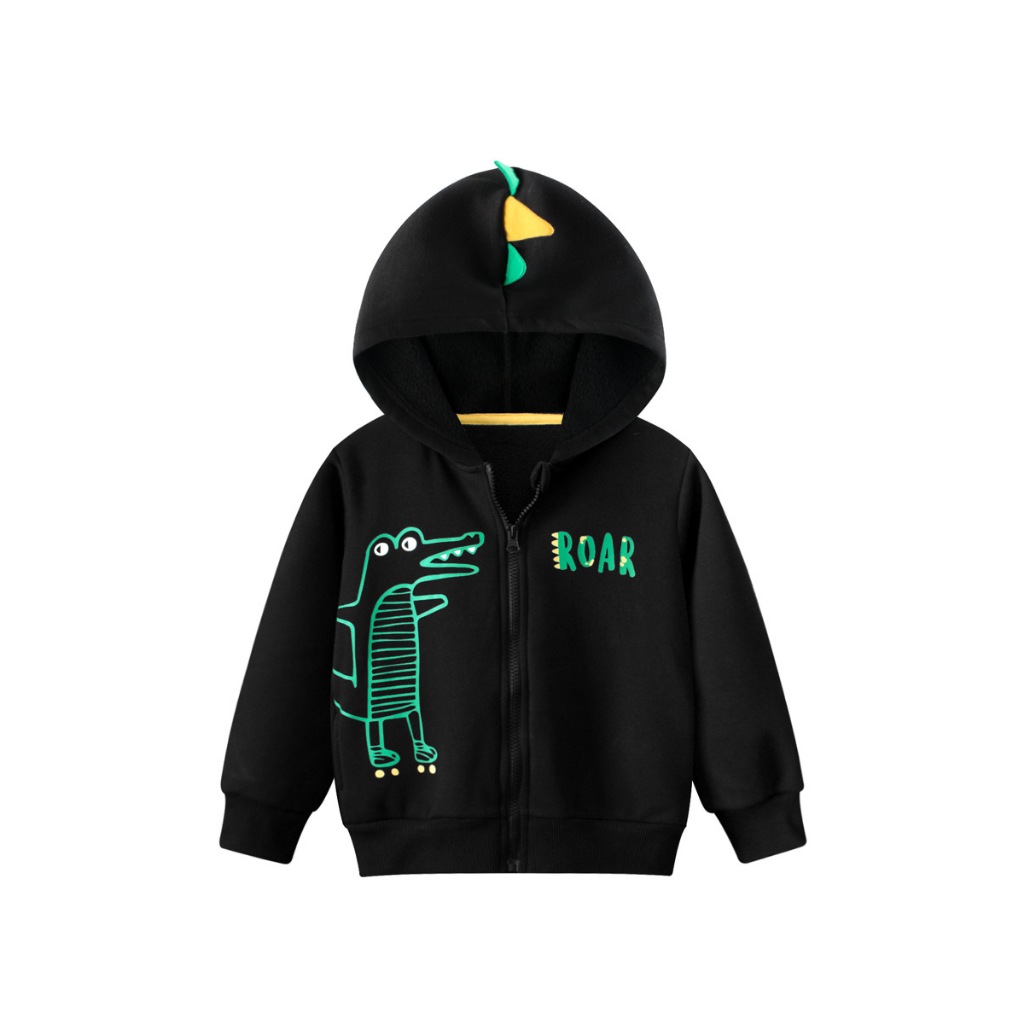 Áo khoác cho bé có mũ lót lông hàng Quảng Châu shop Sukun Áo khoác lót lông cho bé trai Kunkids