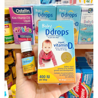 Vitamin d3 drops 400iu 90 giọt mỹ