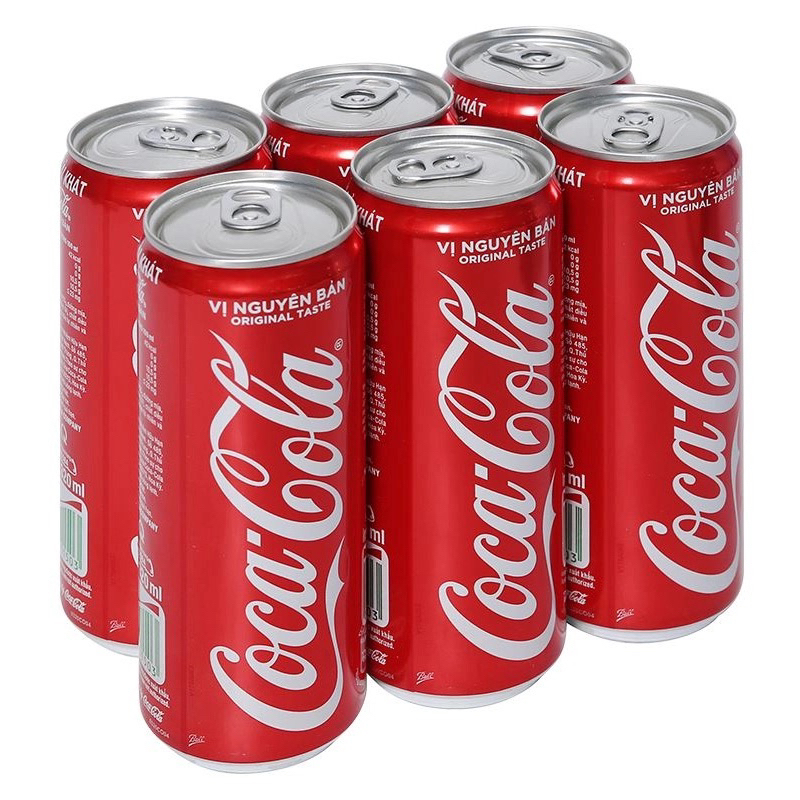 Thùng 24 lon 320ml Coca-Cola vị nguyên bản