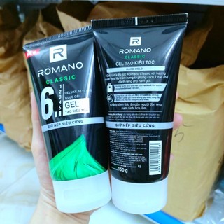 Gel vuốt tóc nam Romano 150g