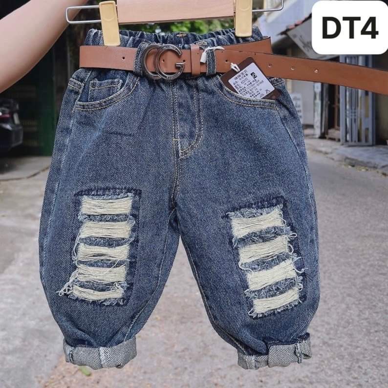 Quần bò rách bé trai