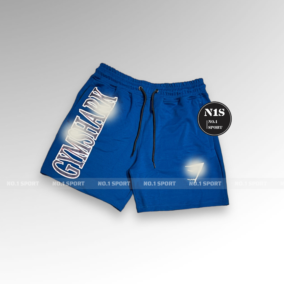 Short Tập Gym Nam, Thun Da Cá Cotton, Form Trên Gối