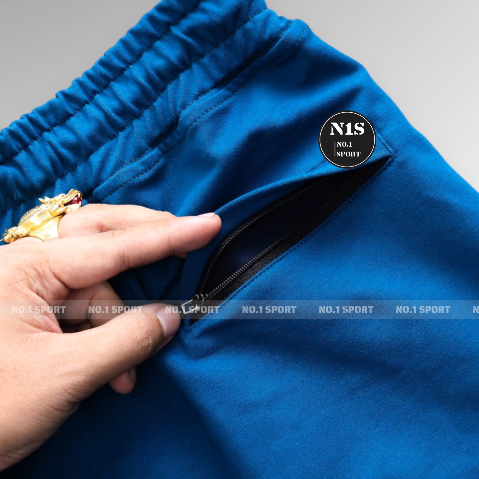 Short Tập Gym Nam, Thun Da Cá Cotton, Form Trên Gối