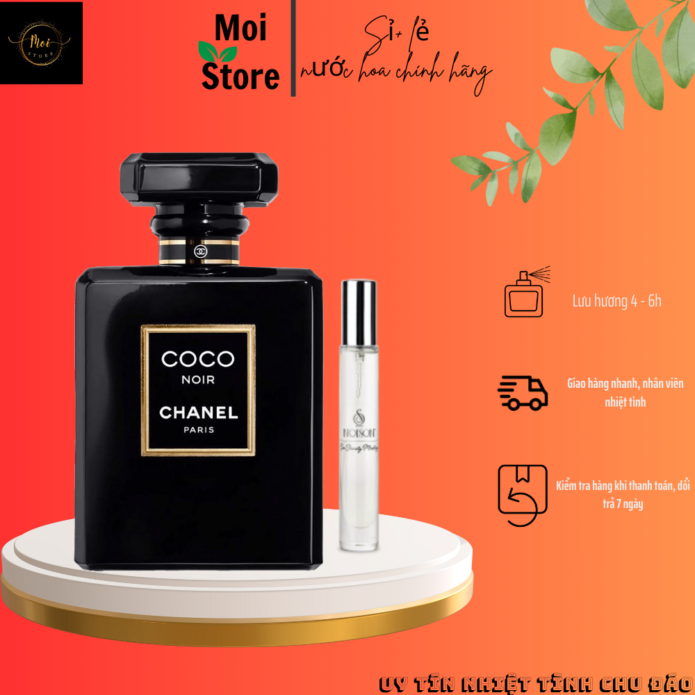 Mẫu thử nước hoa nữ coco đen 10ml thơm