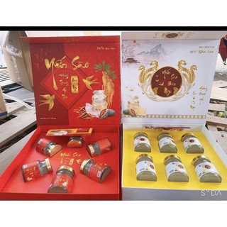 Yến sào bào ngư hồng sâm ngọc linh hộp 6 hũ