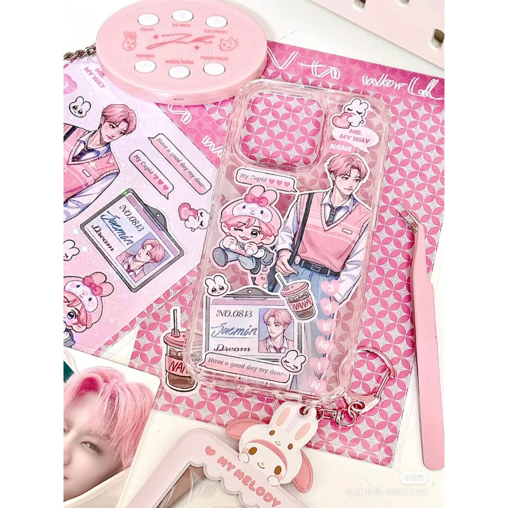 Set hình dán manga lẻ thành viên NCT DREAM decor ốp điện thoại