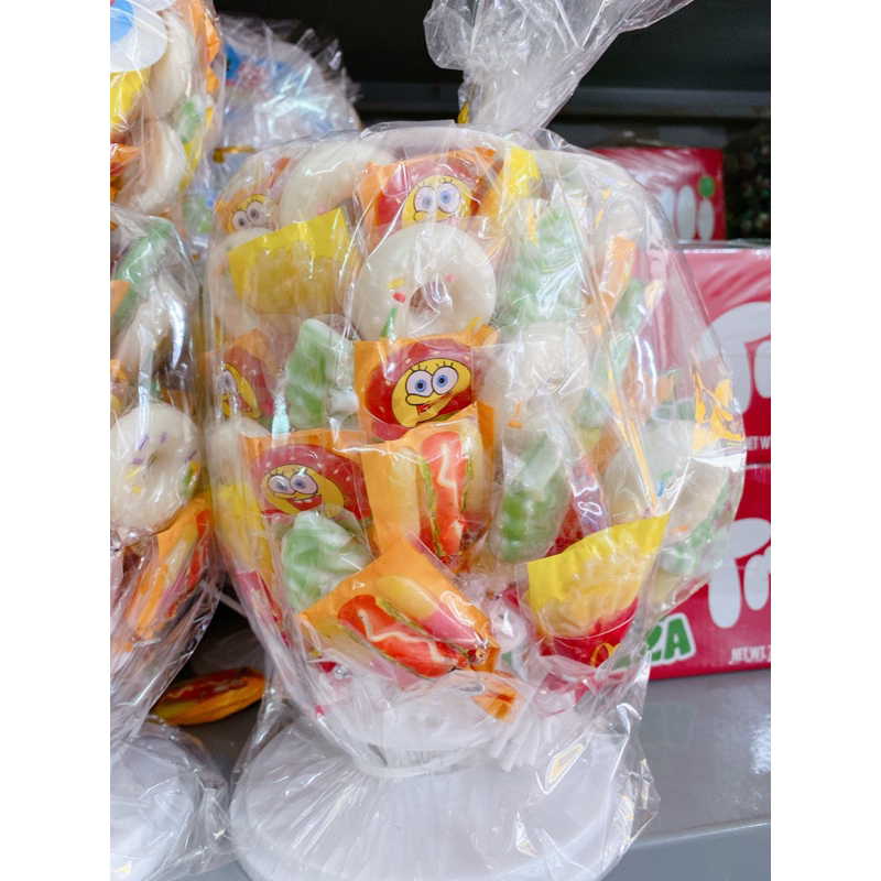 Sỉ chùm 60 que kẹo mút hình đồ ăn  siêu ngon