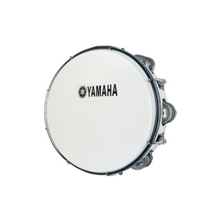 Trống lắc tay, Lục lạc gõ bo, Tunable Tambourine - Yamaha MT6 - Size 10 inch , màu trắng đục