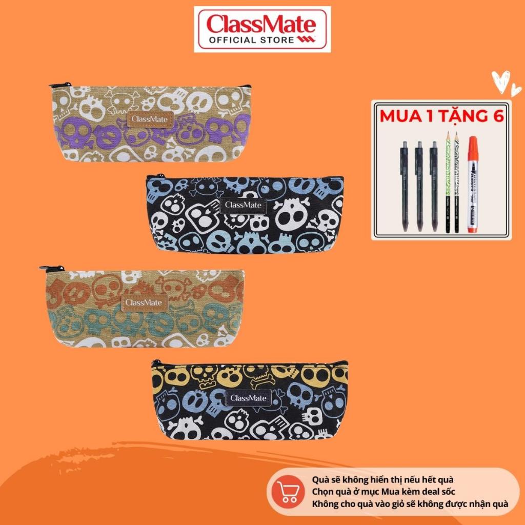 Túi Đựng Bút Dẹt CLASSMATE 21cm Họa Tiết Halloween Dễ Thương, Chất Liệu Vải Dù An Toàn CL-20705