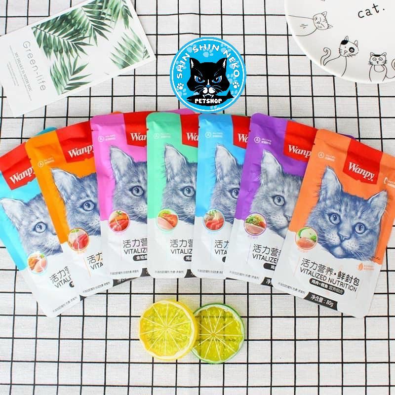 Pate Wanpy thức ăn cho mèo Pate dành cho mèo 80g