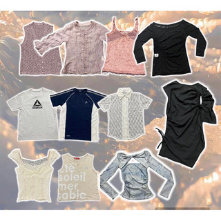 Tổng hợp áo kiểu, áo lưới, sporty, áo cami nhiều phong cách