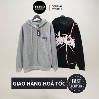Áo Hoodie-Zip S.tussy Shattered S.tussy Best Quality