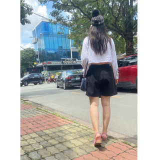 mũ nồi dạ tweed Hàn
