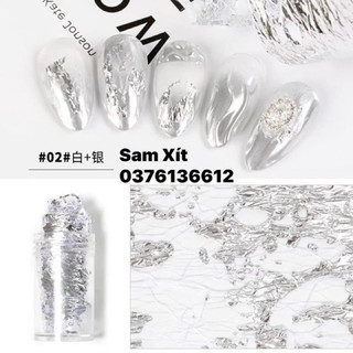Foil vân đá dán móng