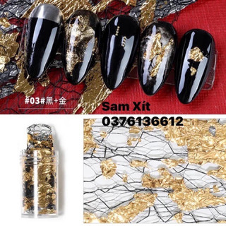 Foil vân đá dán móng