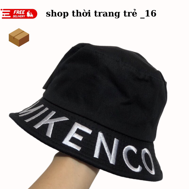 MŨ BUCKET TAI BÈO VẢI KAKI IN MIKENCO BO VÀNH CỤP SIÊU ĐẸP MẪU MỚI SIÊU HOT