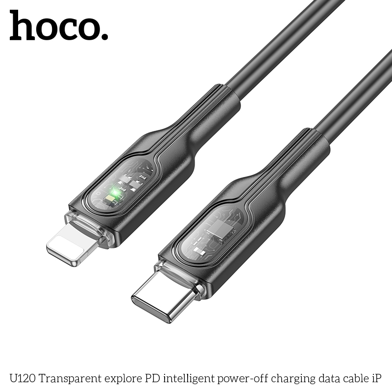 Cáp Sạc Nhanh Tự Ngắt Hoco U120 1.2m