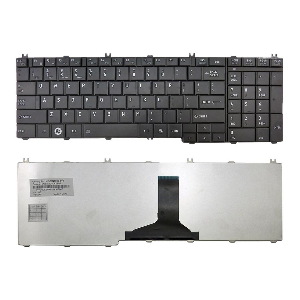 Bàn phím laptop Toshiba Satellite L750 L770 L755, Dynabook T350 B551 B552