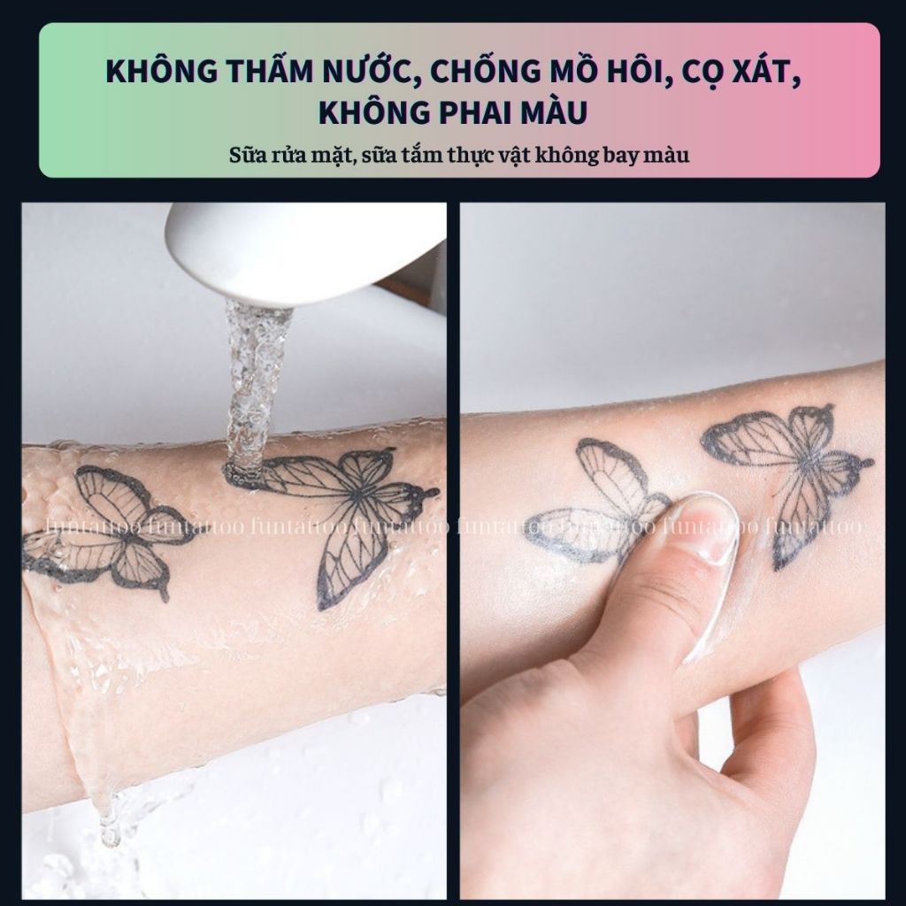 Hình Xăm Dán Tạm Thời Kéo Dài 15 Ngày Chống Nước Chống Cọ Xát GZ102