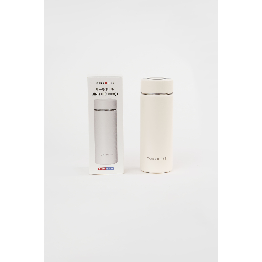 Bình giữ nhiệt mini cầm tay TOKYOLIFE 330ml có khay lọc trà C2BOT314N