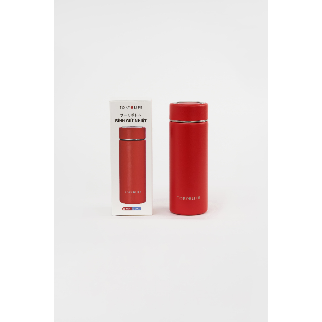 Bình giữ nhiệt mini cầm tay TOKYOLIFE 330ml có khay lọc trà C2BOT314N