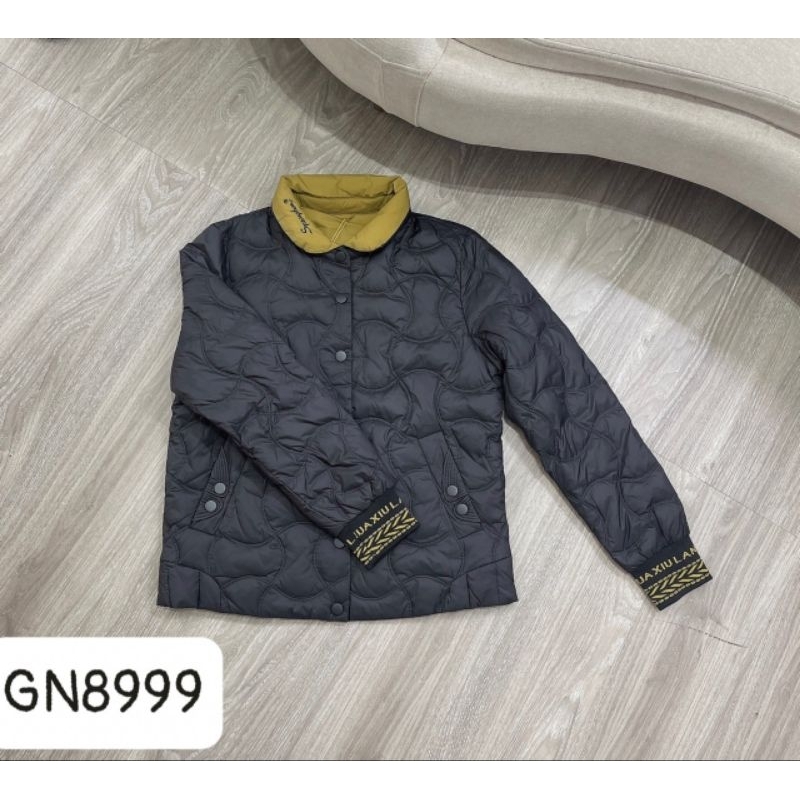 TOP BÁN CHẠY Áo phao   lông vũ loại 1 túi chéo/ áo phao lông vũ cổ lông chili  quảng châu rút eo