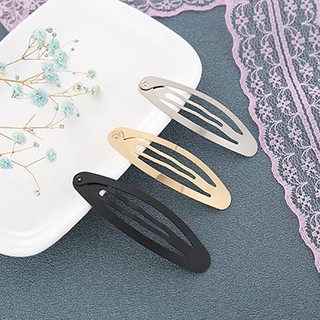 Set 10 phôi kẹp elip oval làm handmade - phụ kiện diy
