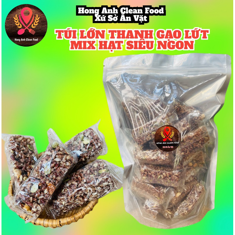 TÚI 600g THANH GẠO LỨT MIX HẠT DINH DƯỠNG SIÊU NGON