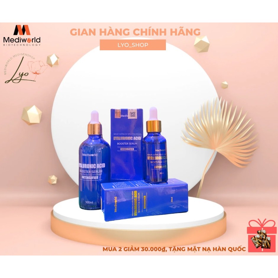 Serum Cấp Ẩm - Khoá Ẩm HYALURONIC ACID BOOSTER SERUM MEDIWORLD - LYO.SHOP