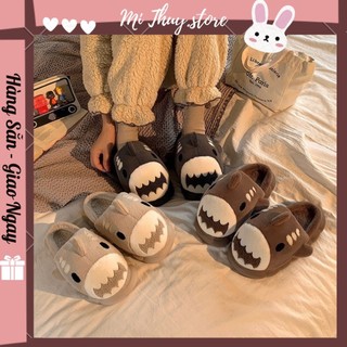 (Chọn tăng 1 size) Dép cá mập bông Mi Thuy Store siêu dễ thương mang ngoài trời DÉP CÁ MẬP BÔNG Mùa hè Mùa đông Ngoài tr