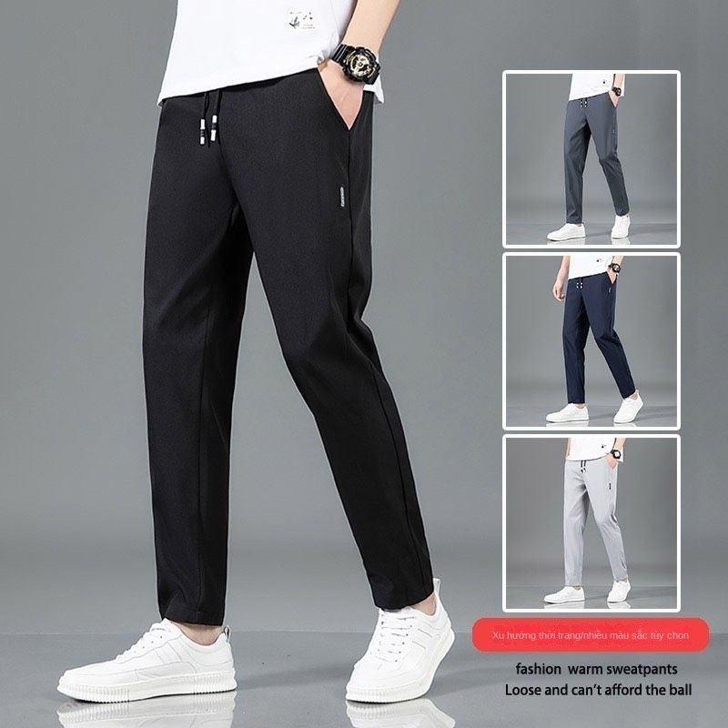 Quần dài nam -quần thể thao nam -Quần dài nam chất poly co giãn 4 chiều