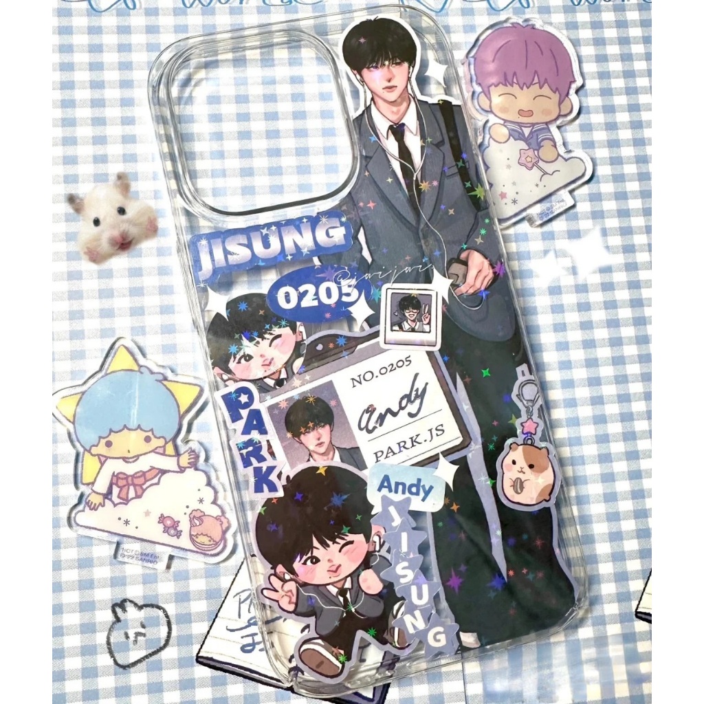 Set hình dán manga lẻ thành viên NCT DREAM decor ốp điện thoại