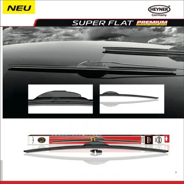 Cặp gạt mưa Heyner Super Flat cho xe Porsche Macan 2014-2022 kèm adapter