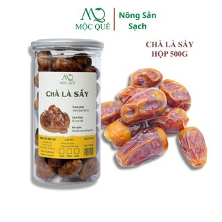 Chà là sấy dẻo không đường Mộc Quê 500g tạo ngọt cho sữa hạt ăn vặt thuần chay 