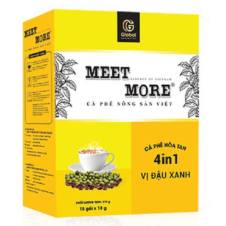 Cà phê hoà tan 4in1 vị đậu xanh meet more