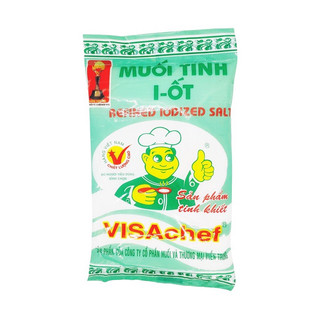 Muối tinh sấy Iot Visachef gói 200g