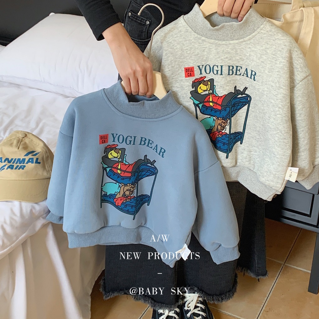 Áo nỉ bông cho bé gái bé trai Quảng Châu shop Sukun - Áo nỉ lót lông trẻ em Kunkids