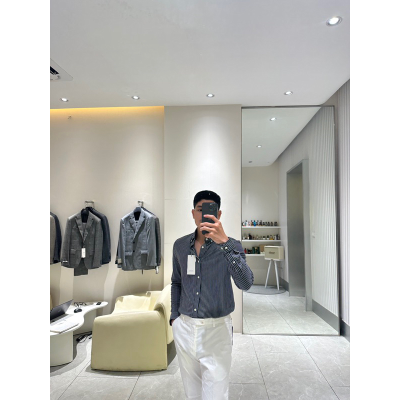 Áo sơ mi chống nhăn Ziozia Dark Grey