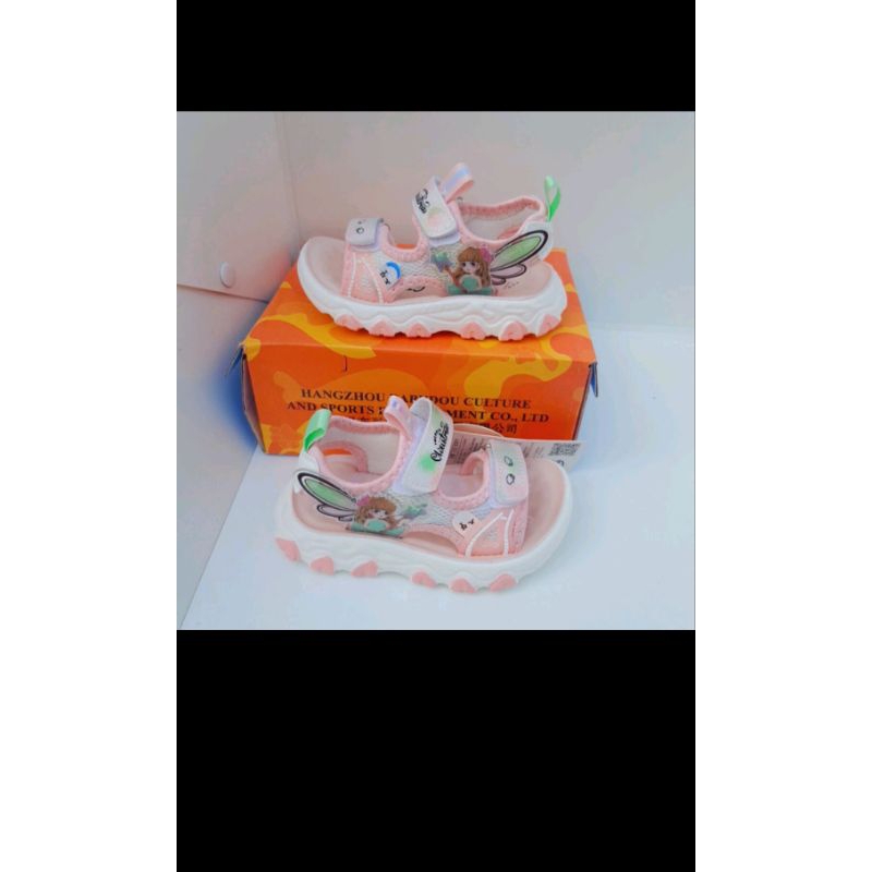 Sandal elsa bé size nhí xinh