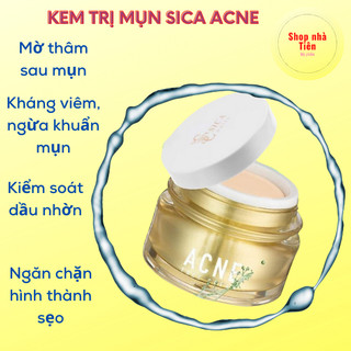 Giảm mụn, mờ thâm mụn, sáng da - sica white - 25gr
