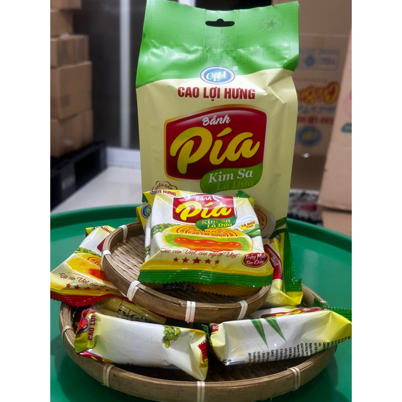 Combo12 cai bánh pía kim sa trứng và kim sa dứa mini_1 cái 40gram