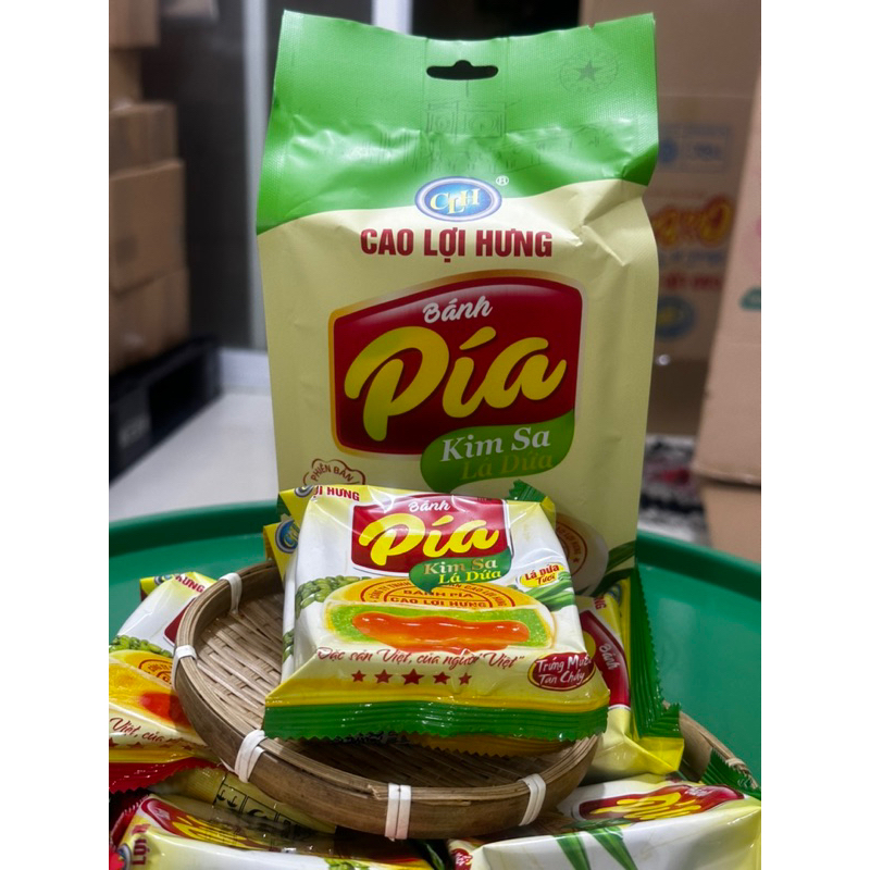 Combo12 cai bánh pía kim sa trứng và kim sa dứa mini_1 cái 40gram