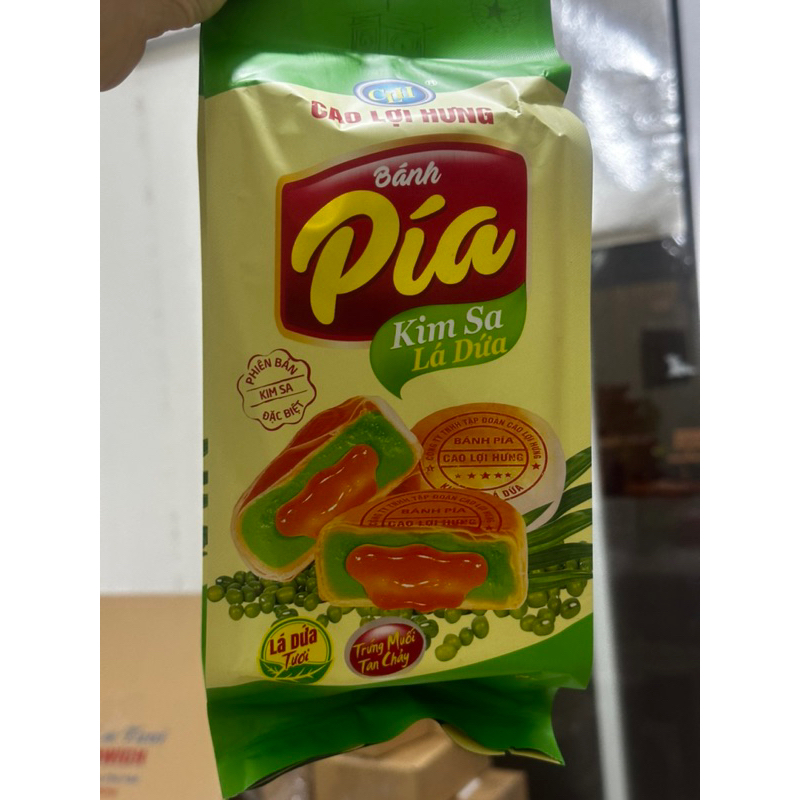 Combo12 cai bánh pía kim sa trứng và kim sa dứa mini_1 cái 40gram