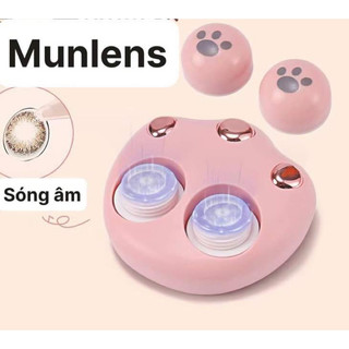  Máy rửa lens tự động Munlens siêu sạch tiện dụng thương hiệu Angel Eyes đầu sạc USB  Máy rửa kính áp tròng  